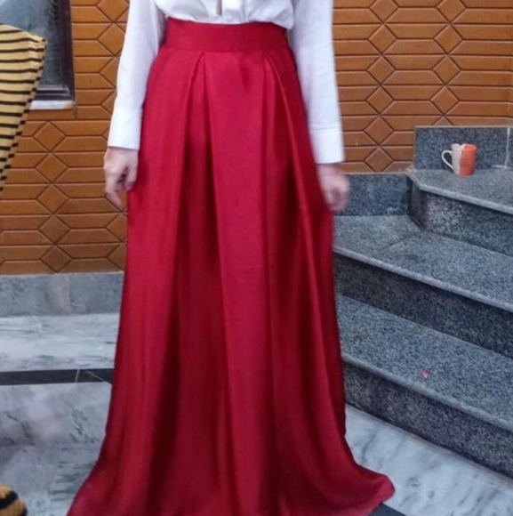 Dresses & Skirts - Silk shirt and skirt